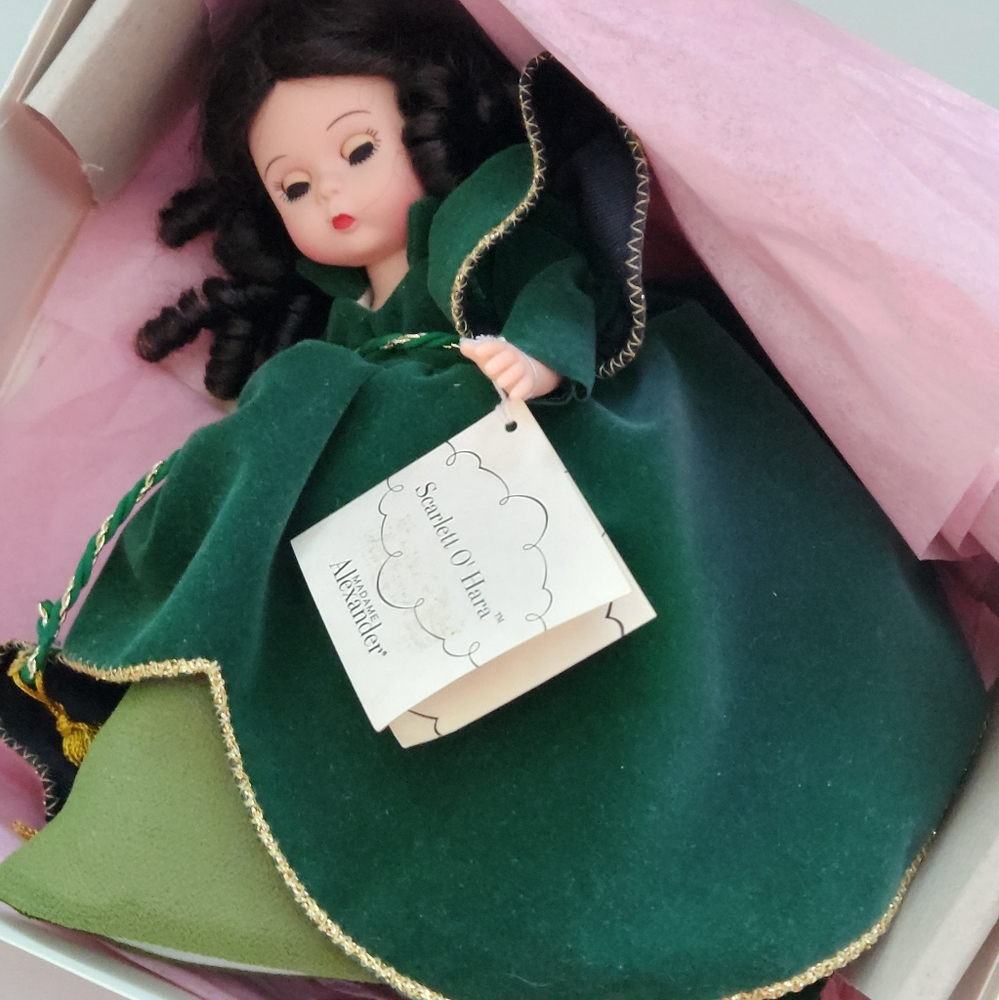 Madame Alexander doll Scarlett's Curtain Dress